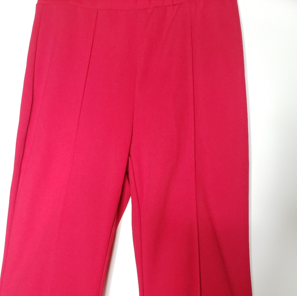 Red Flared Pants - Picture 8 of 13